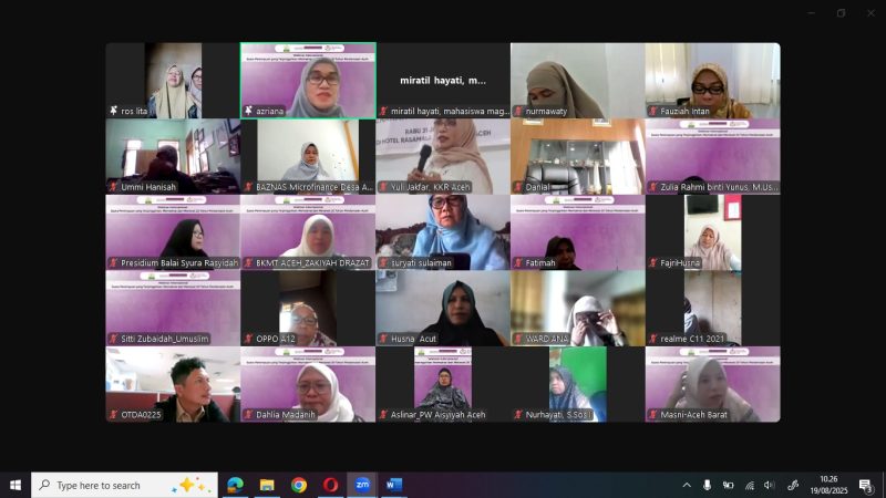 Peringatan 20 Tahun Damai Aceh dan 80 Tahun Kemerdekaan RI “Suara Perempuan Aceh di Dua Dekade Usia Perdamaian”