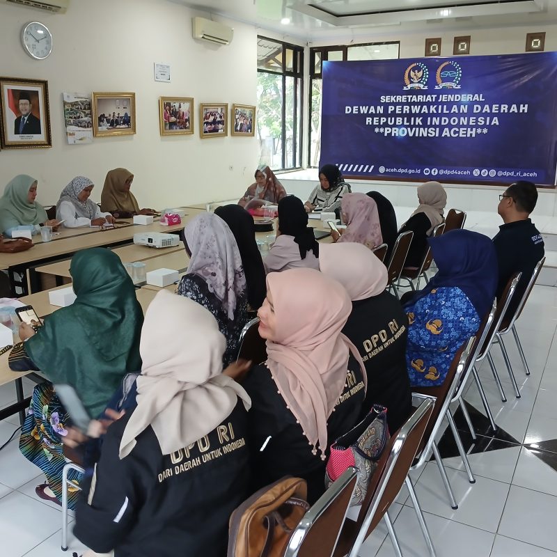 Balai Syura Ureung Inong Aceh Audiensi dengan Anggota DPD RI untuk Aceh, Bahas Isu Strategis Perempuan Aceh