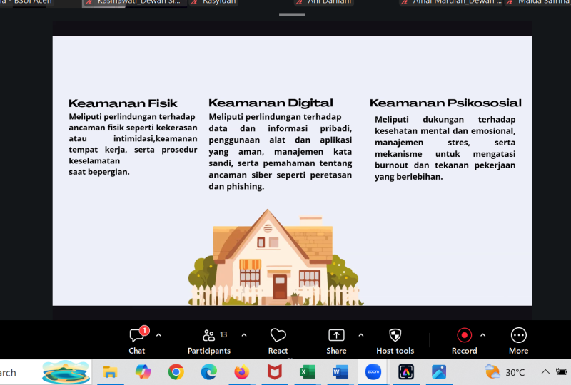Balai Syura Gelar Pelatihan Pengenalan Keamanan Digital dan Ancamannya